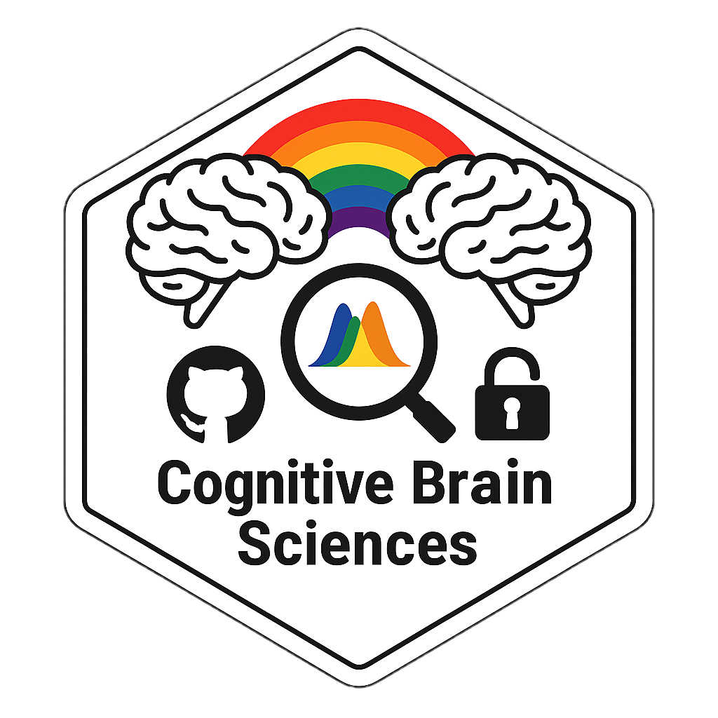 Cognitive Brain Sciences Hex Sticker